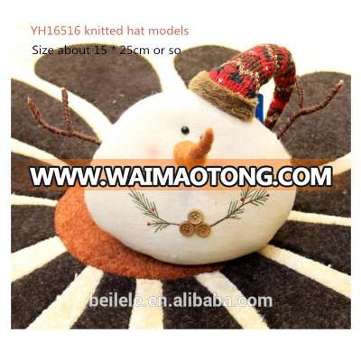 hot linen Christmas snowman doll decoration gift for Christmas