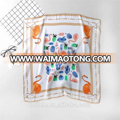 New arrival Spring and Autumn Anti-UV Fashion Small Orange Scarf