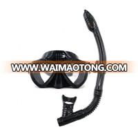 Water Sports Full Dry Silicone Tempered glass Diving Mask Snorkel with camera mount