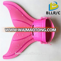 Swimming Fins Snorkeling Foot Flipper adjustable Mermaid Swim Fin for Girl Diving Swimming Equipment pink