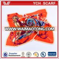 Silk square fashion scarf women